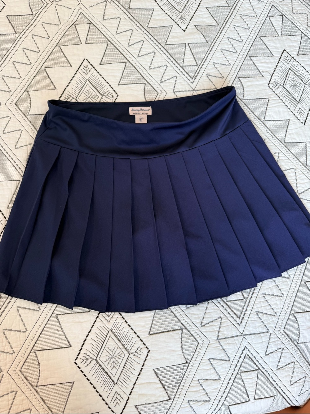 Tommy Bahama Everyday Active Navy Pleated Skort